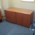 Maple 4 Door Storage Credenza